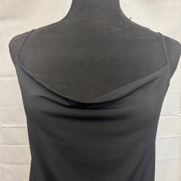 Zara Cowl Neck Sleeveless Dress Black - Picture 4 of 11